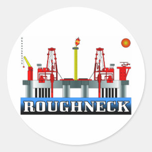 Foreur, autocollant de gisement de pétrole,