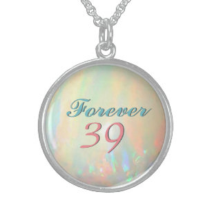 Forever 39 sterling silver necklace