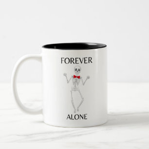 Forever Alone Two-Tone Coffee Mug