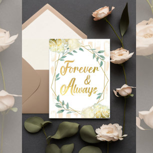 Forever & Always – Elegant Personalized Wedding De Invitation