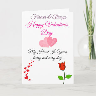 Forever & Always – Happy Valentine’s Day Card