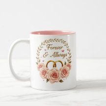 Forever & Always – Wedding Anniversary Mug