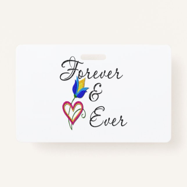 forever and ever badge (Front)