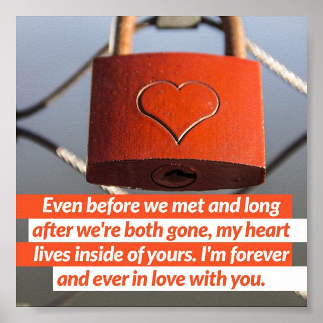 Forever And Ever In Love Poster (Front)