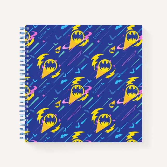 Forever Batman Bat Signal Pattern Notebook (Front)