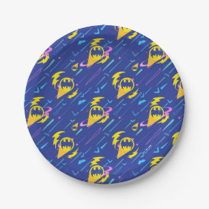Forever Batman Bat Signal Pattern Paper Plate