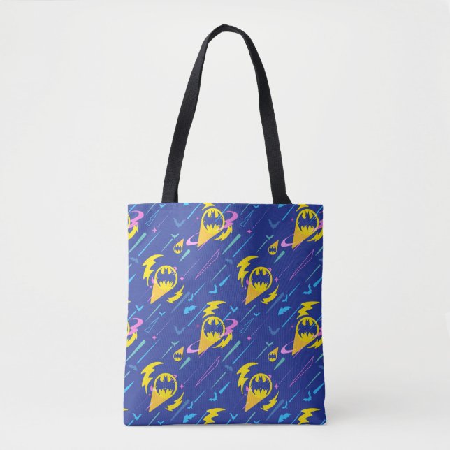 Forever Batman Bat Signal Pattern Tote Bag (Front)