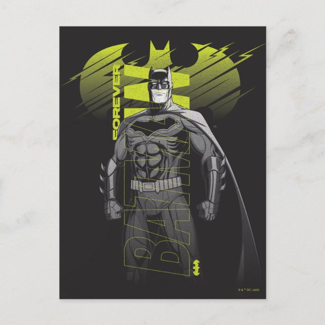 Forever Batman Power Up Character Art Postcard (Front)