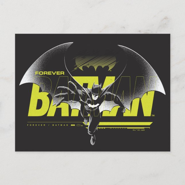 Forever Batman Reaching Graphic Postcard (Front)