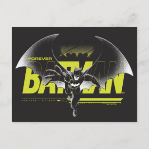 Forever Batman Reaching Graphic Postcard