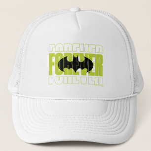 Forever Batman Typography Symbol Graphic Trucker Hat