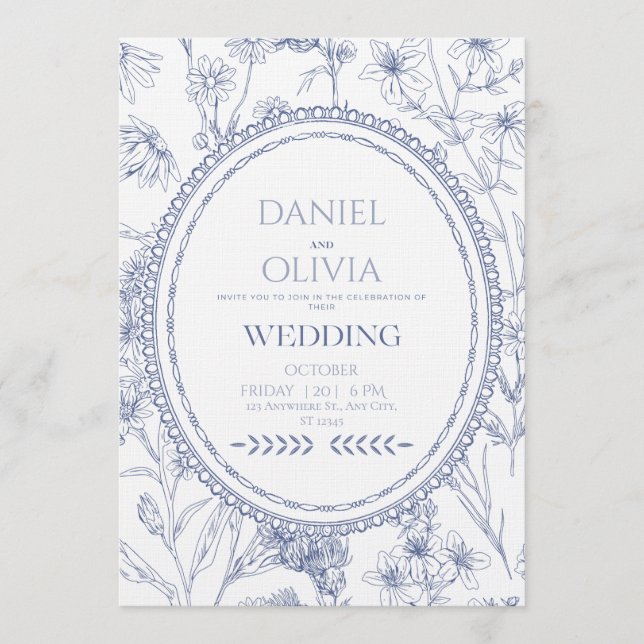 Forever Begins Today Wedding Invitation  (Front)