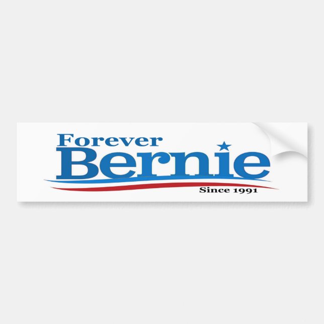 Forever Bernie Bumper Sticker (Front)