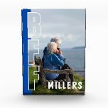 Forever Best Friends Blue Illusion Photo Block<br><div class="desc">This Forever Best Friends Blue Illusion Photo Block showcasse your favorite memory in a modern, seamless illusion design. This acrylic photo block features your full-bleed image with a customizable blue block and outlined “BFF” lettering that flows continuously through the photo for a striking visual effect. Personalize with names and a...</div>