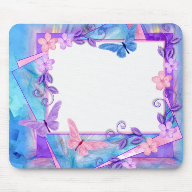 forever butterflies-customize it! mouse pad (Front)