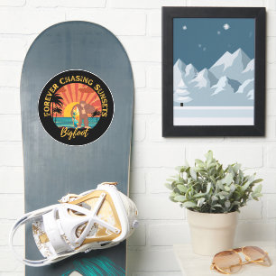 Forever Chasing Sunsets Bigfoot Surfing Black