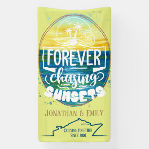 Forever Chasing Sunsets Couples Cruise Banner