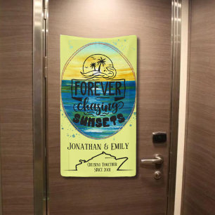 Forever Chasing Sunsets Couples Cruise Banner