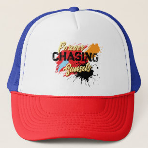 Forever Chasing Sunsets Summer Trucker Hat