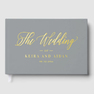 Forever Classic Wedding Editable Colour Guest Book