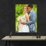 Forever Custom Wedding Photo Canvas Print<br><div class="desc">Celebrate forever with your custom wedding photo. Photo template via Pixabay licensed under CC0 and must be replaced with your own photo</div>