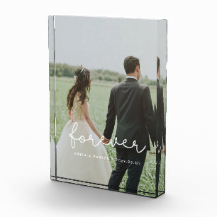 Forever cute whimsical wedding photo block