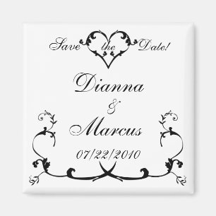 Forever Elegance Save the Date Magnet