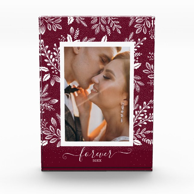 FOREVER Elegant Botanicals Custom Photo Block (Front)