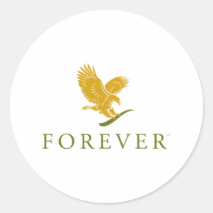 Forever Emblem Classic Round Sticker