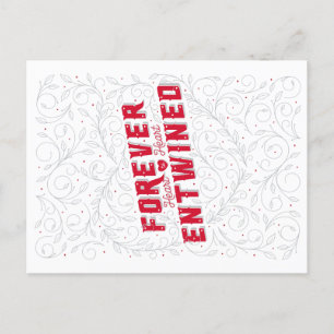 FOREVER ENTWINED / Carte postale Saint-Valentin