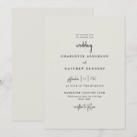 Forever Faithful Cream No Parents Wedding