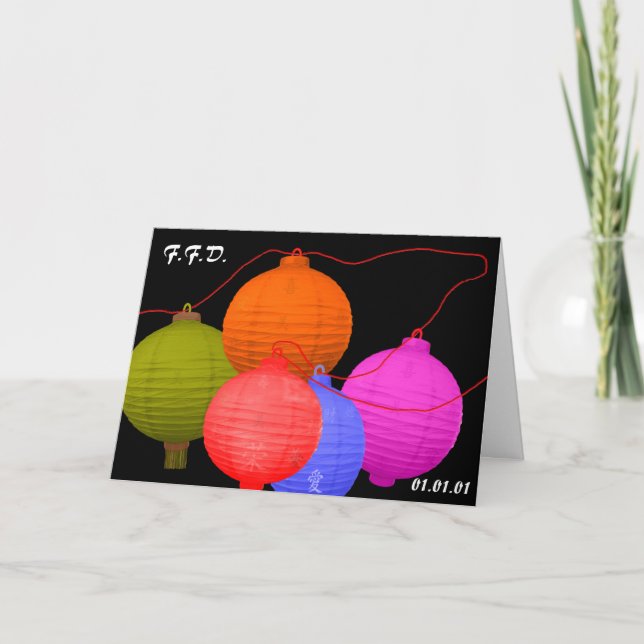 Forever Family Day-On Black Card (Front)