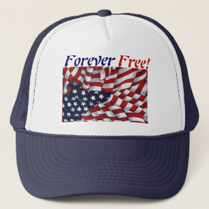 FOREVER FREE! by SHARON SHARPE Trucker Hat