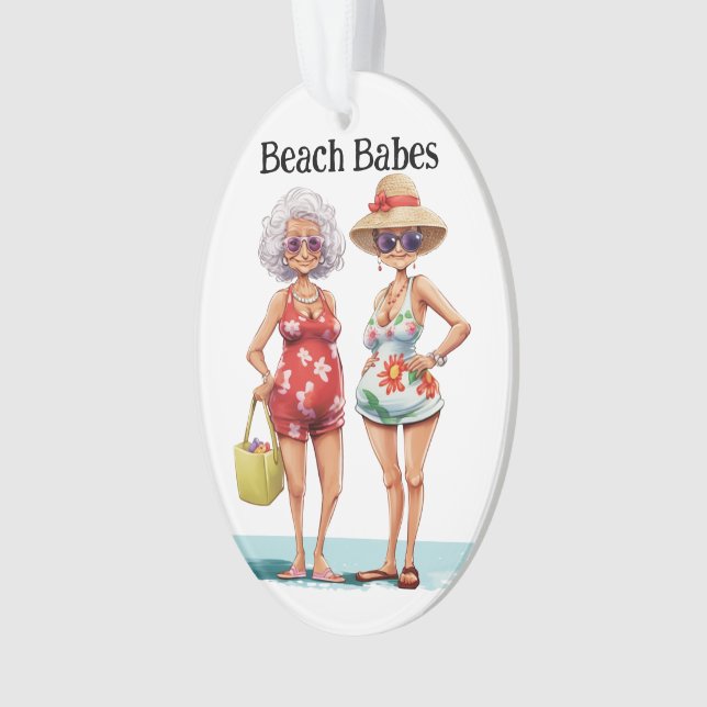 Forever Friends 2 Beach Babes  Ornament (Front)