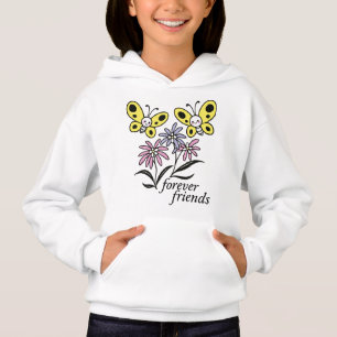 Forever Friends Cute Butterflies and Flowers