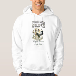 Forever Golden Retriever Pet Lover Design T-Shirt Hoodie