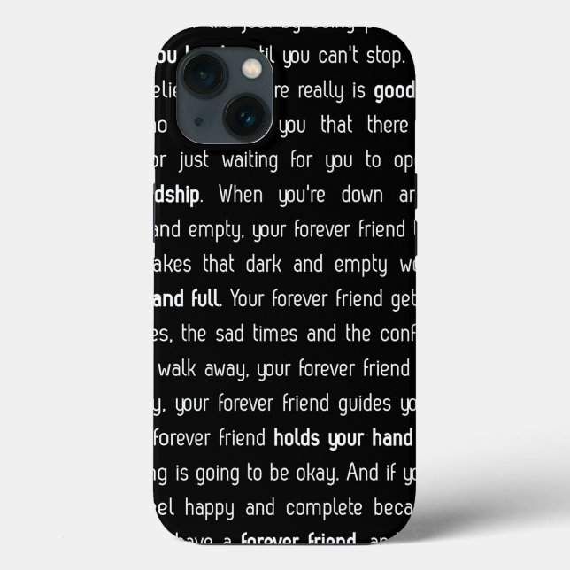 Forever has no end Case-Mate iPhone case (Back)
