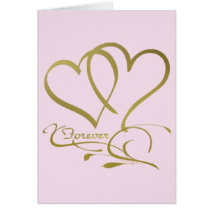 Forever Hearts Gold éditable couleurs arrière - pl