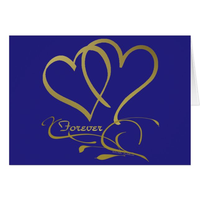 Forever Hearts Gold éditable couleurs arrière - pl (Devant horizontal)