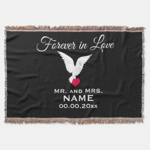 Forever in Love Throw Blanket