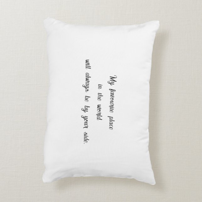 Forever in Love - Valentine's Day Wedding Pillow (Back(Vertical))