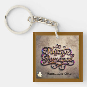 "Forever in Love's Bloom" Keychain