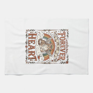 Forever In My Heart Cat Memorial Rainbow Bridge Vi Kitchen Towel