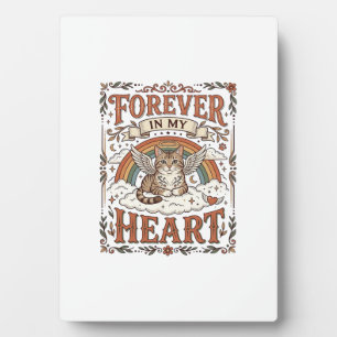 Forever In My Heart Cat Memorial Rainbow Bridge Vi Plaque