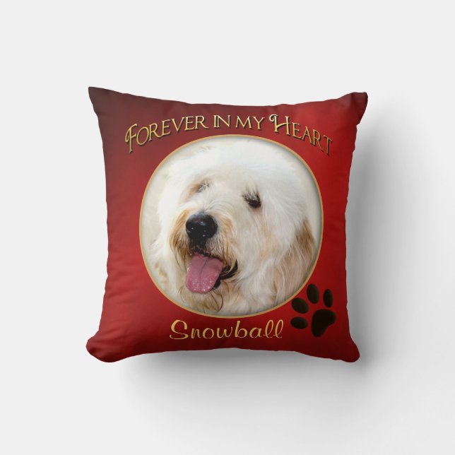 Forever in My Heart Coussin - Mémoire de l'animal  (Recto)