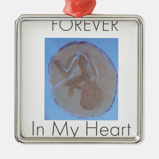Forever In My Heart.jpg Metal Ornament (Front)