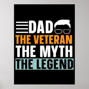 Forever in Our Debt—Happy Veterans Day Poster