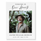 Forever In our heart Memorial Board For Funeral