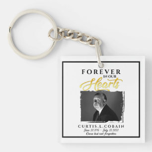 Forever in our Heart Memorial Keychain