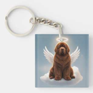 Forever in Our Hearts (brown) Keychain